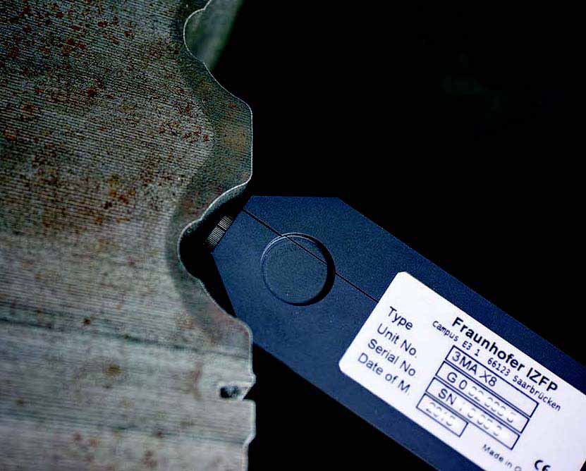 Case depth determined by 3MA-X8